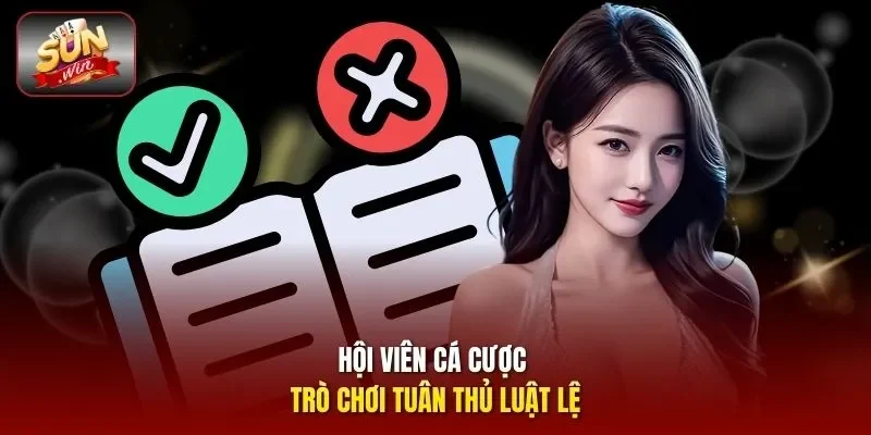 Hội viên cá cược trò chơi tuân thủ luật lệ