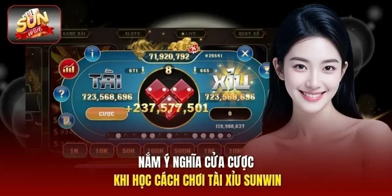 Nắm ý nghĩa cửa cược khi học cách chơi Tài Xỉu Sunwin