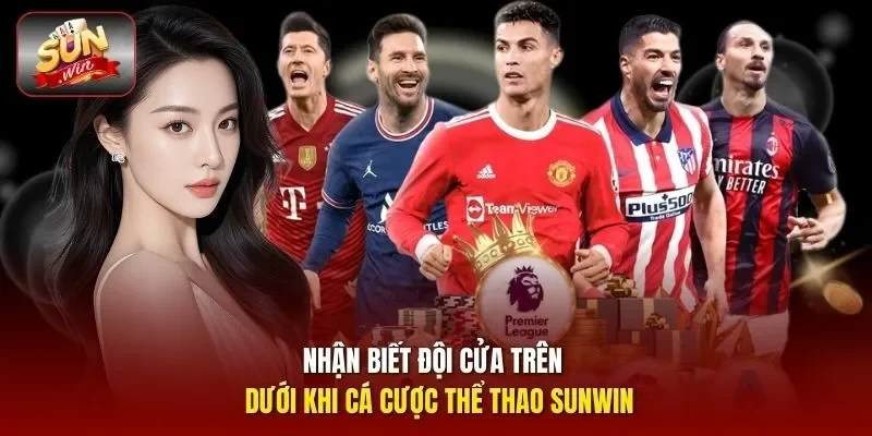 Nhận biết đội cửa trên - dưới khi cá cược thể thao Sunwin