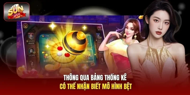 Thông qua bảng thống kê có thể nhận biết mô hình bệt